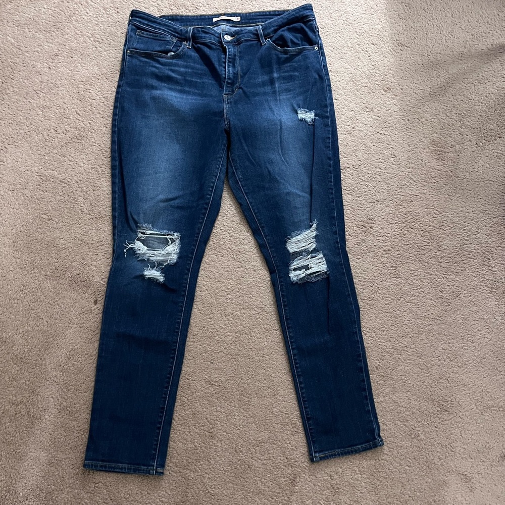 Levi 721 High Rise Skinny Jeans